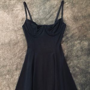 AMERICAN APPAREL UNDERWIRE SKATER DRESS, WITH TAGS